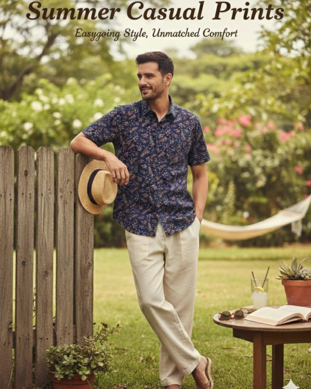 Robin Rider Men’s Cotton Half Sleeve Casual Shirt